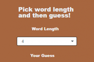 Word Guesser Screen