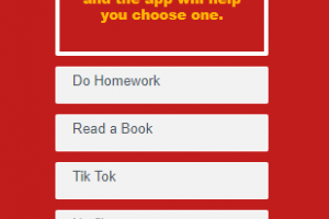 Decider App Screen