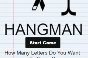 Hangman Screen