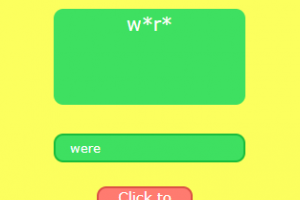 Word Guesser Screen