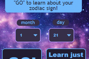 Zodiac Finder Screen