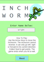 Inchworm Screen