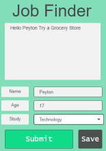 Job Finder Screen