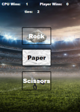 Rock, Paper, Scissors Screen
